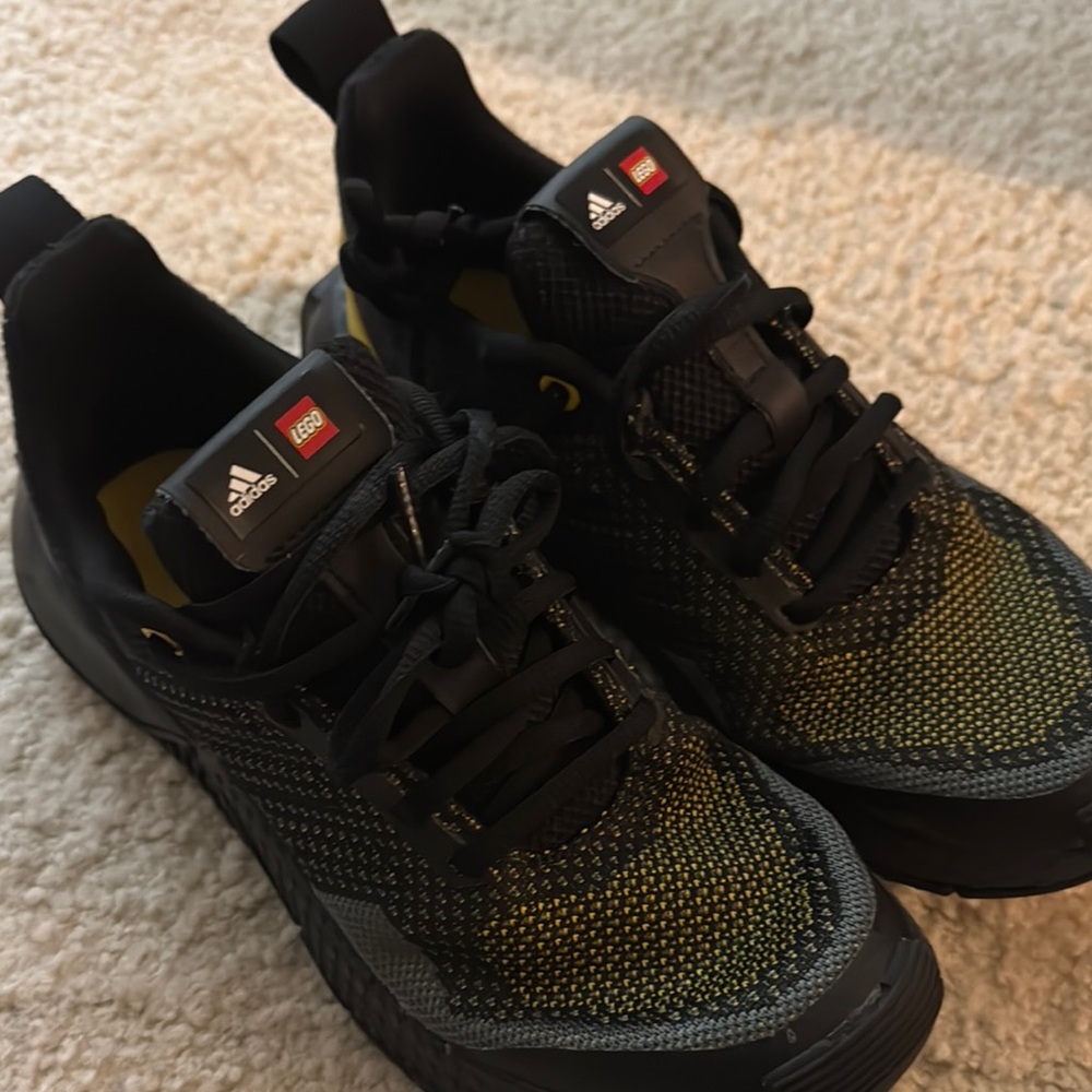 Adidas x Lego Black and Yellow Sneakers